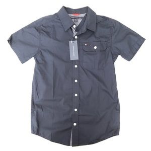 Boys’ TOMMY HILFIGER button-down shirt, size L NWT